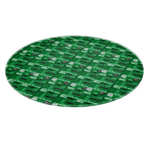 Kiss Me I'm Irish Word Play Cutting Board
