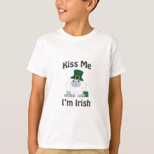 Kiss Me I'm Irish Yeti T-Shirt