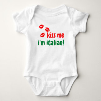 Kiss Me I'm Italian Baby Body Suit Bodysuit