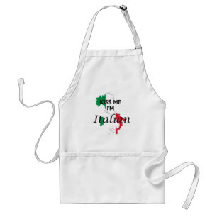 Kiss me, I'm Italian Standard Apron