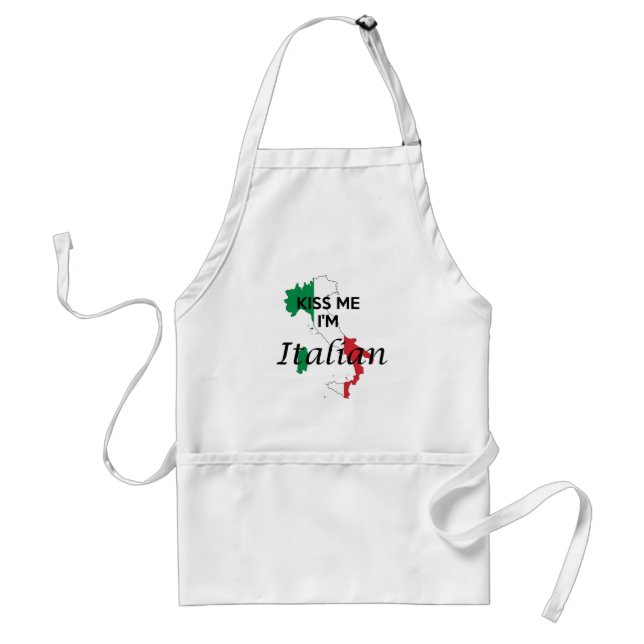 Kiss me, I'm Italian Standard Apron (Front)