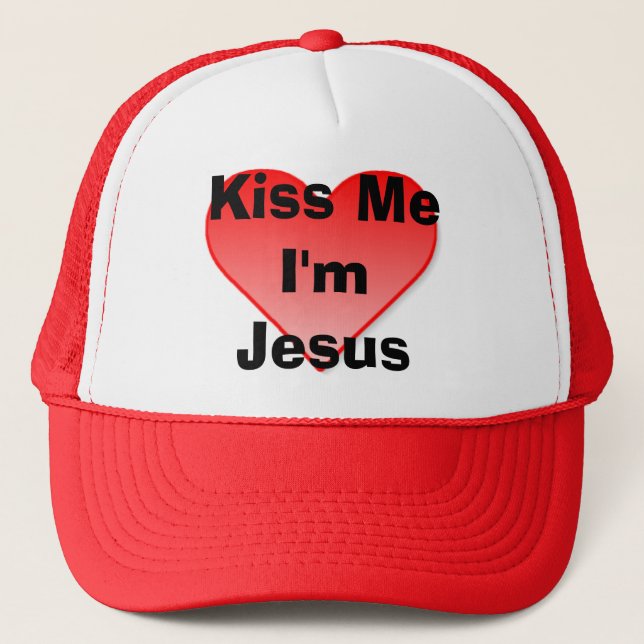 Kiss Me I'm Jesus - Hat (Front)