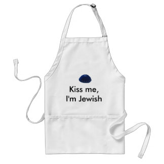 Kiss Me, I'm Jewish Standard Apron
