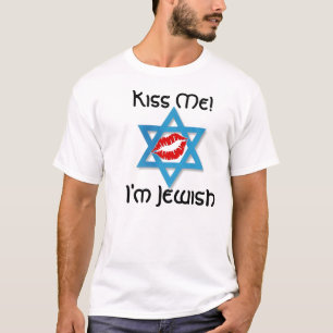 Kiss Me! I'm Jewish T-Shirt funny