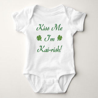 Kiss Me I'm Kai-rish! Baby Bodysuit