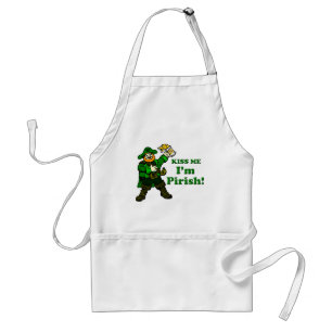 Kiss me, I'm Pirish Standard Apron