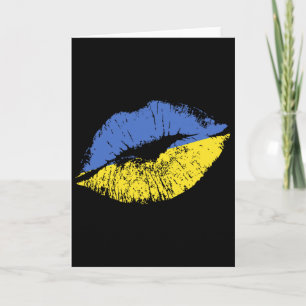 Kiss Me I'm Ukrainian! Proud Ukrainian Valentine's Card