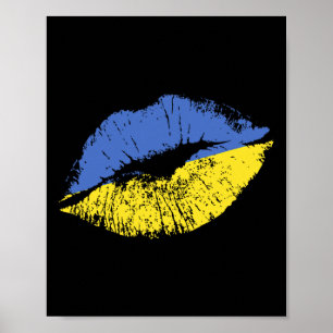 Kiss Me I'm Ukrainian! Proud Ukrainian Valentine's Poster