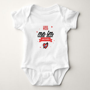 Kiss Me I'm Vaccinated Baby Bodysuit