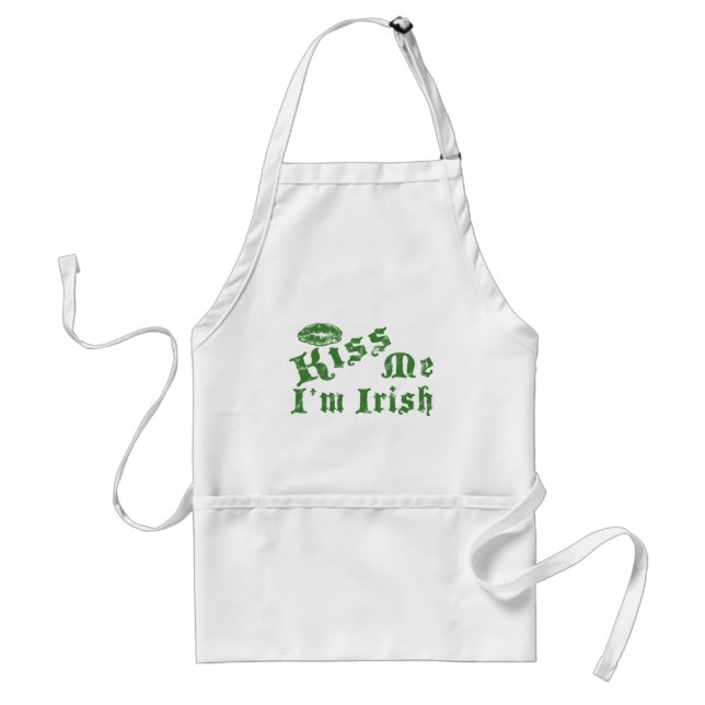 Kiss Me Irish Apron (Front)