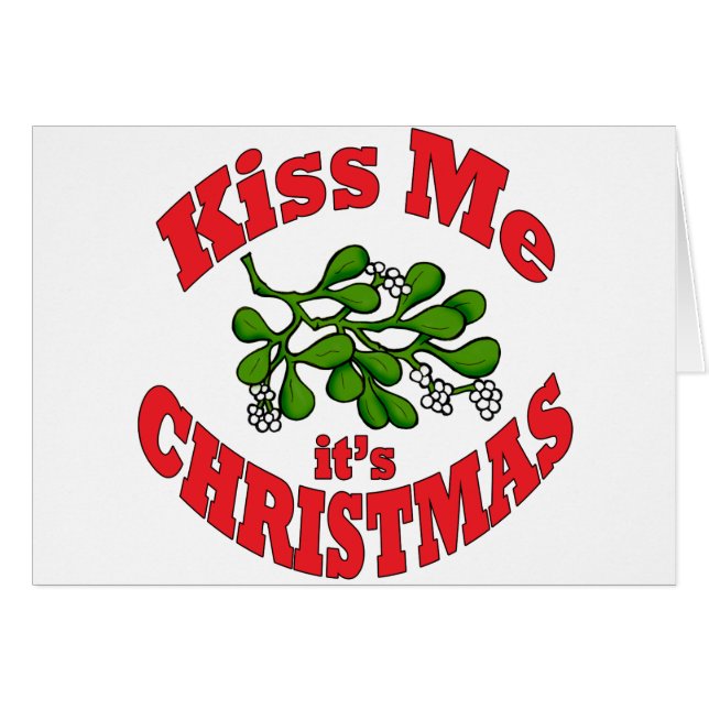 kiss me it's Christmas (Front Horizontal)