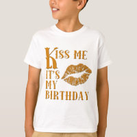 Kiss Me It's My Birthday Sparkly