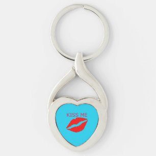 Kiss Me Key Ring