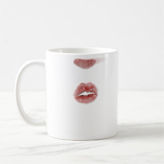 Kiss Me Lipstick Mark On Coffee Mug