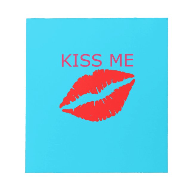 Kiss Me Notepad (Front)