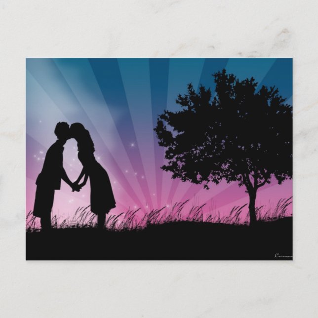 Kiss Me Postcard (Front)