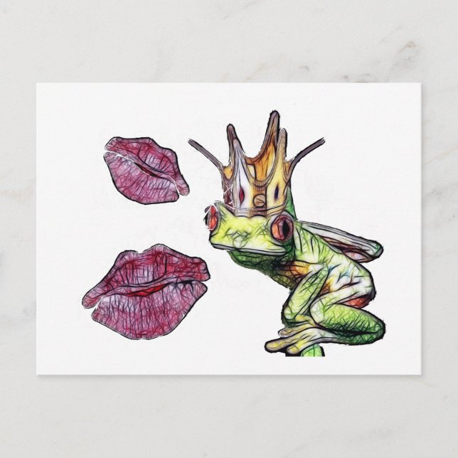 Kiss Me Postcard (Front)