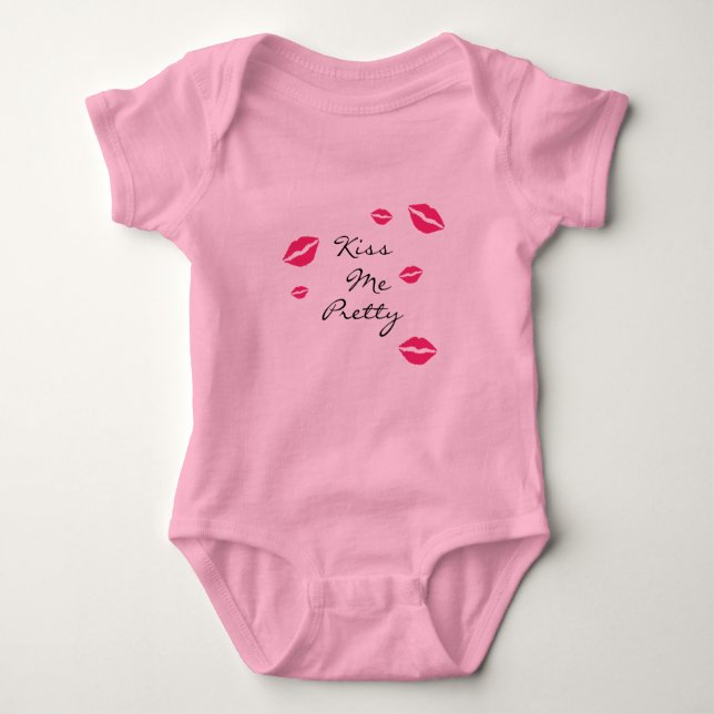 Kiss Me Pretty Pink Bodysuit (Front)