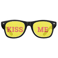KISS ME retro Shades / Fun Party Sunglasses