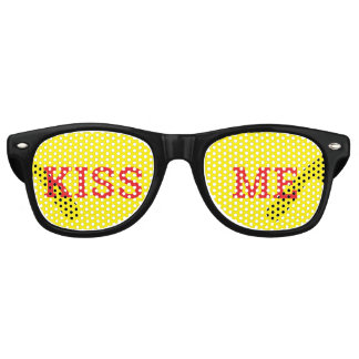 KISS ME retro Shades / Fun Party Sunglasses