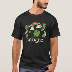 Kiss Me Shamrock  City St Patrick's Day Cologne T-Shirt
