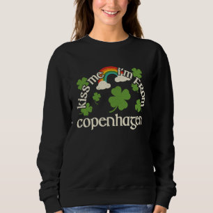 Kiss Me Shamrock City St Patrick's Day Copenhagen Sweatshirt