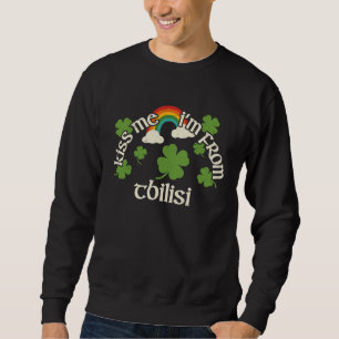 Kiss Me Shamrock City St Patrick's Day Tbilisi Sweatshirt