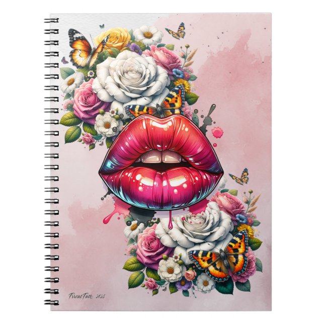 Kiss Me Softly Notebook (Front)