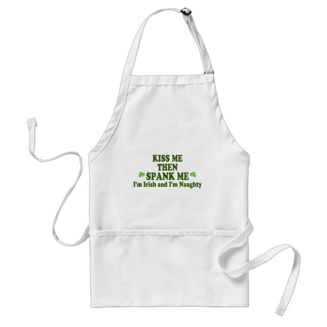 Kiss Me Then Spank Me Gift Standard Apron (Front)