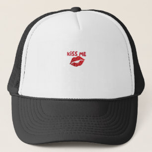 kiss me trucker hat