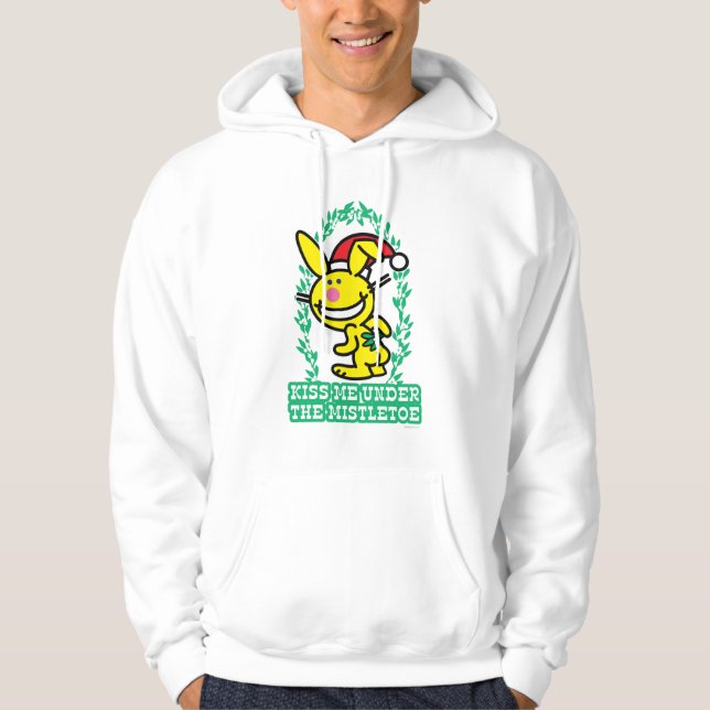 Kiss Me Under The Mistletoe Hoodie (Front)