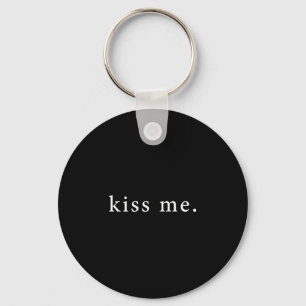 Kiss Me Valentine's Day Minimalist Key Ring