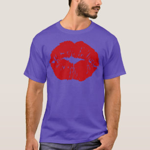 Kiss Mouth Red Lips T-Shirt