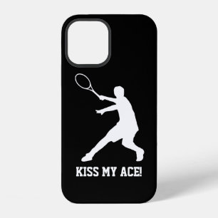 KISS MY ACE funny tennis player quote personalised iPhone Case