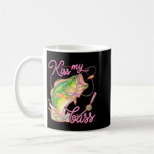 Kiss My-B Fishing Summer Vibes B Lover Fisher Coffee Mug