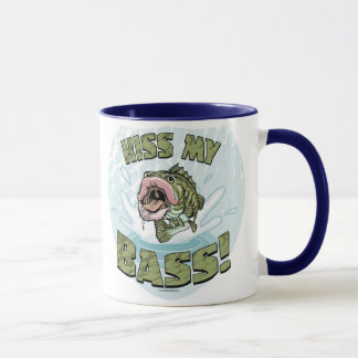 Kiss My Bass Big Mouth Fish Gear Mug