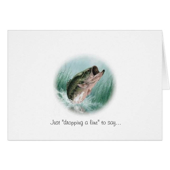 Kiss My Bass card (Front Horizontal)