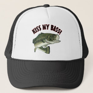 Kiss My Bass Trucker Hat