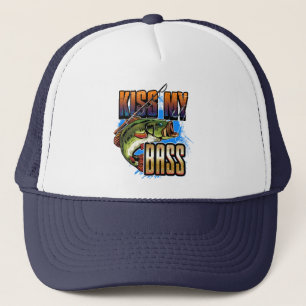 Kiss my bass trucker hat