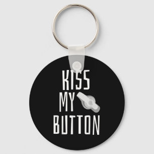 Kiss My Button Feeding Tube Awareness Tubie G-tube Key Ring