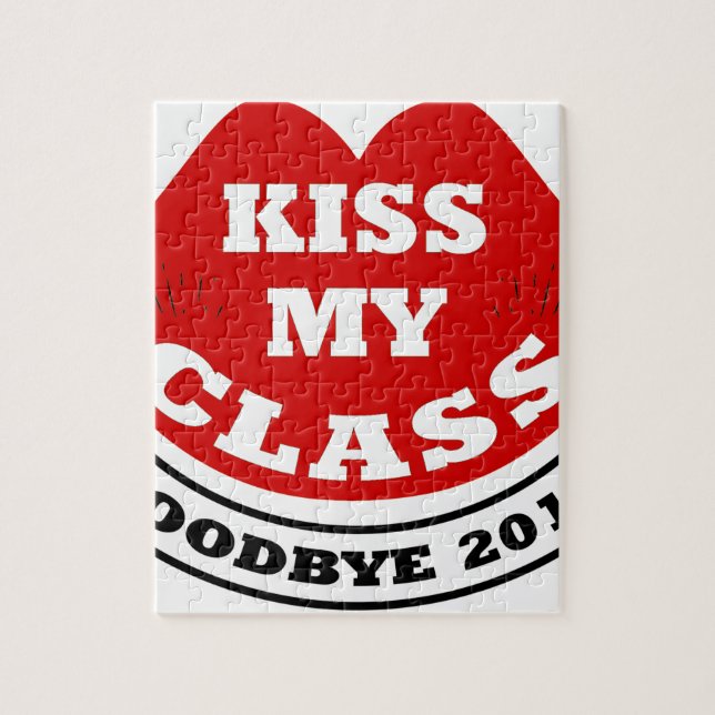 kiss my class 2018 jigsaw puzzle (Vertical)