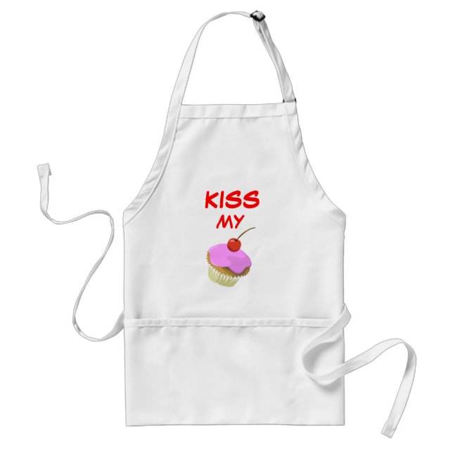 Kiss my cupcake apron 2 (Front)