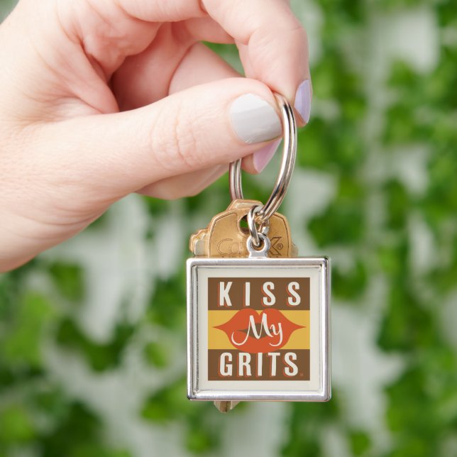 Kiss My Grits Key Ring (Hand)