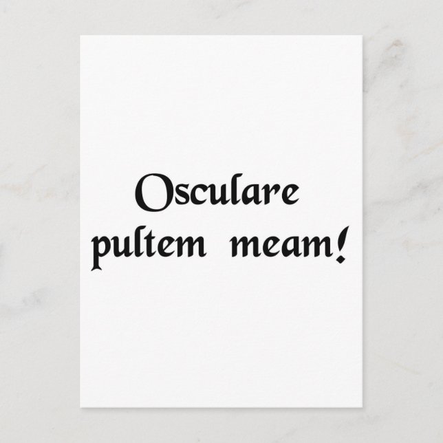 Kiss my grits! postcard (Front)