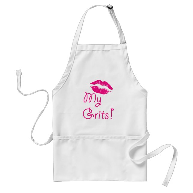 Kiss my Grits! Standard Apron (Front)