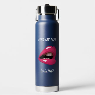 Kiss My Lips Darling - LGBTQ Water Bottle