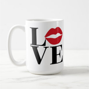 Kiss of Love: Red Lips Edition Mug