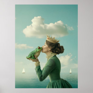 Kiss of the Frog Prince Poster