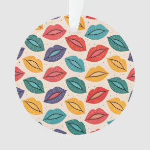 Kiss Pattern Ornament