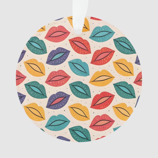 Kiss Pattern Ornament (Front)
